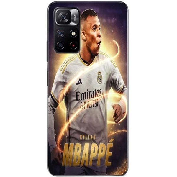 Coque Maniacase Pour Xiaomi Redmi Note 11S 5G Kylian Mbappe Real Madrid Wallpaper Negro-image