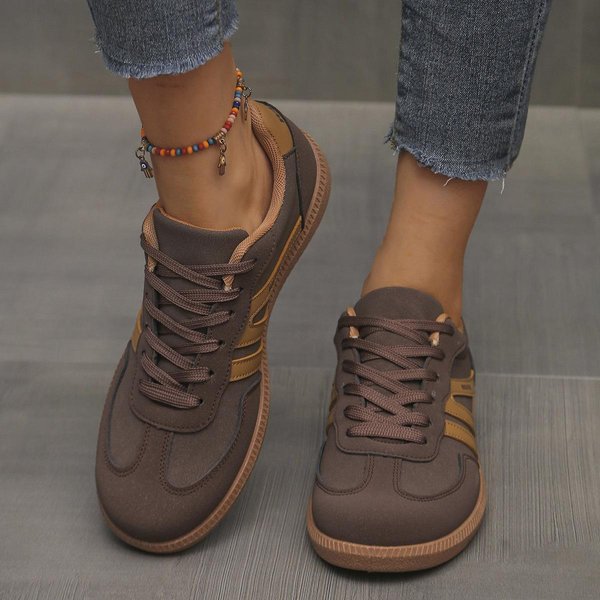 Zapatillas De Mujer Primavera Nuevos Mocasines Planos De Lujo CóModos Slip On Zapatillas Suaves Para Mujer Zapatos Ligeros Para Exterior Para Mujeres 40 Brown-image