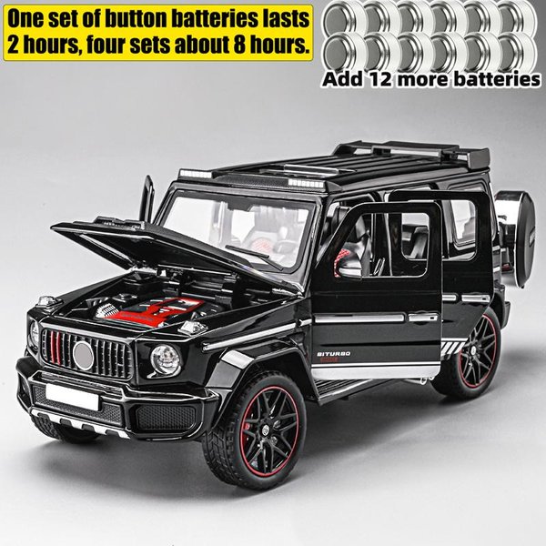1:24 Metalowy Dieca Model Samochodu Mercedes Benz G800 Wysoka Symulacja DźWięK I ŚWiatłO Kolekcjonerski Prezent Urodzinowy Dla ChłOpca Przyjaciela-image