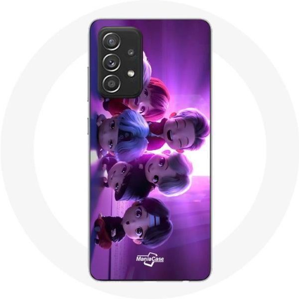 Funda Para Samsung Galaxy A52 BTS Tinytan AnimacióN PóSter RM Jin Suga J-Hope Jimin V Y Jungkook Mic Drop-image