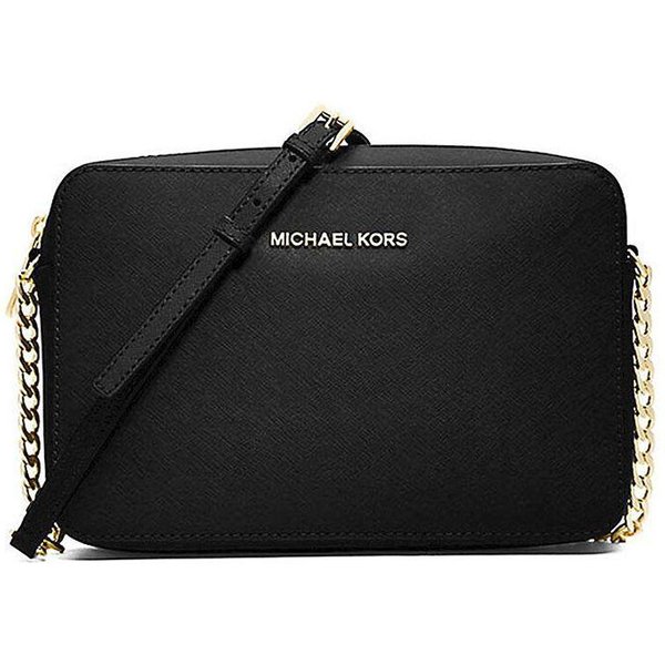Michael Kors MK Jet Set Travel Logo De Letra Bolso Tote De Cuero Para El Trabajo Bolso Cruzado Bolsos Para Mujer Negro 32S4GTVC3L-BLACK Basic Set (Bag+Dust Bag) Black-image
