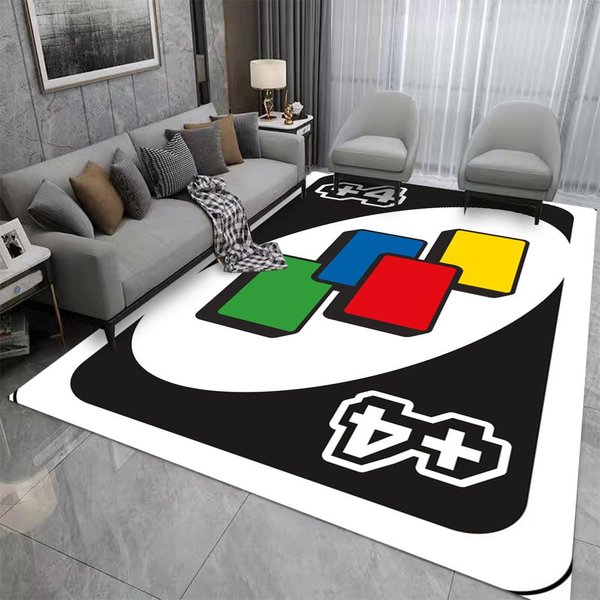 Dywan Uno KreskóWkowy Salon Sypialnia Kuchnia Stół Sofa Balkon Mata AntypośLizgowa Zmywalna Wykwintne Ozdoby Domowe 50X80CM-image