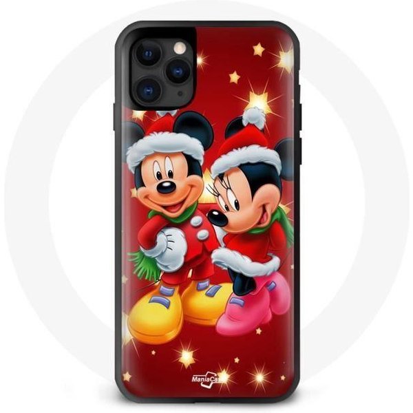 Funda - Maniacase - Iphone 11 - Mickey Mouse Y Minnie Mouse - ProteccióN - Flexible Negro-image