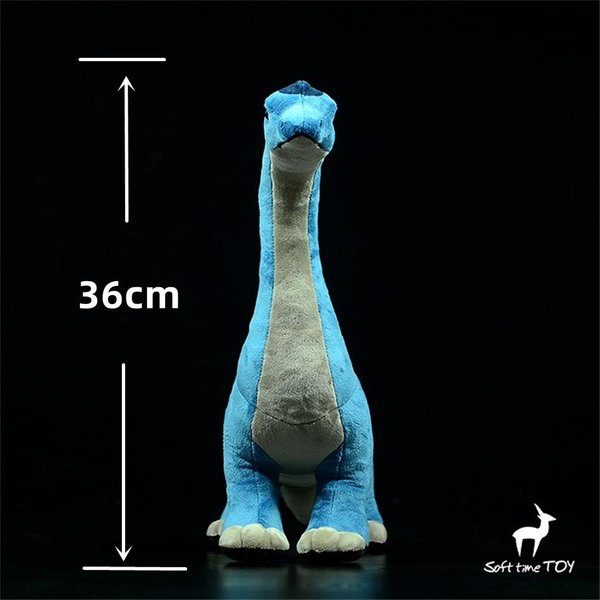 Brachiosaurus Alta Fidelidad Anime Lindo Peluche JuráSico Juguetes De Peluche De Dinosaurio Animales Realistas MuñEco Relleno De SimulacióN Juguete Kawaii-image