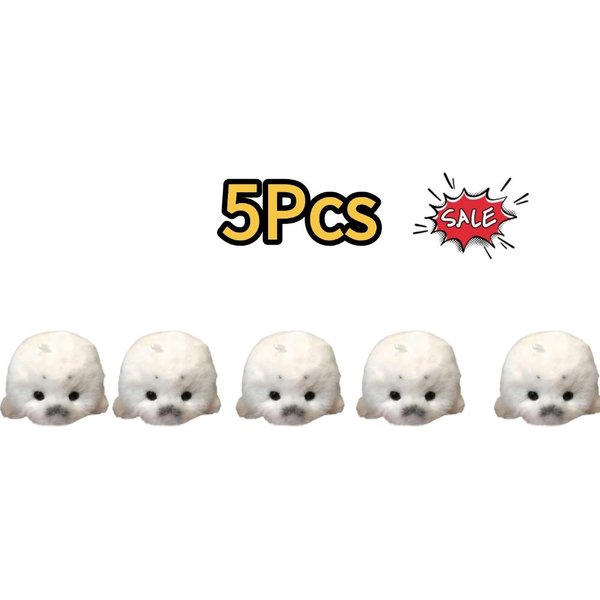 Urocza Mini Poduszka Pluszowa Foka Realistyczna Symulacja Wypchana Wydra Morska MięKka Lalka Zabawka ZwierząTko Kawaii KreskóWka Niebiesko-BrąZowa Wydra Prezent Dla Dziecka-image