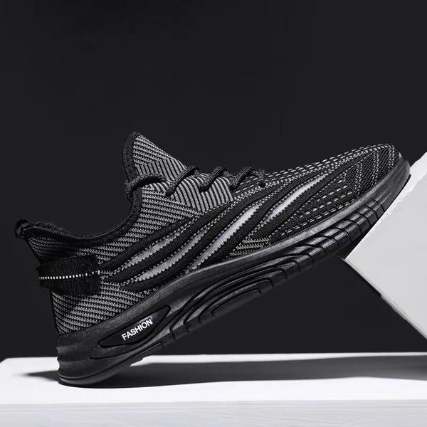 Nuevos Zapatos Deportivos CláSicos De Malla Transpirable Para Hombre De Primavera Y Verano, CóModos, Casuales Y Modernos 44 Gray-image
