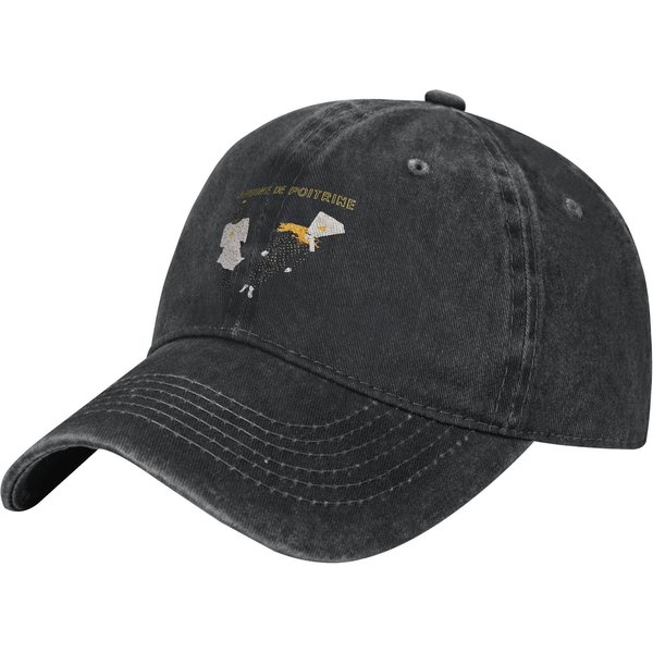Angina Pectoris Rockowa Czapka Baseballowa Vintage Zniszczony Denim Kropki Nakrycie GłOwy Unisex PodróżNa MięKka Czapka Bez Struktury One Size Gray-image