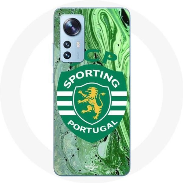 Funda - Maniacase - Xiaomi 12X - Flexible - Sporting Portugal - Verde Verde-image