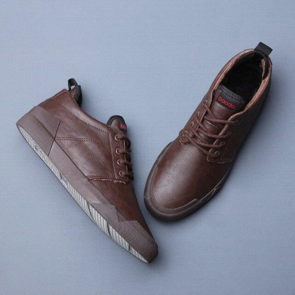 MęSkie Zimowe Modne Trampki MęSkie Codzienne Buty OddychająCe MęSkie Buty DużE Rozmiary Obuwie Biurowe Buty Do Jazdy Samochodem Buty Zimowe 43-image