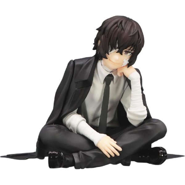 JapońSkie Anime Dazai Osamu Figurka Bungo Stray Dogs Figurki Akcji Noodle Stopper PVC Model Zestaw Zabawki Perferyjne Prezenty-image