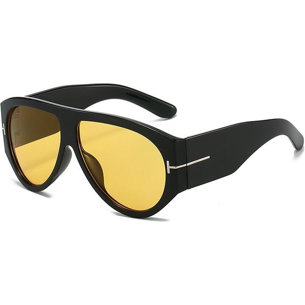 Gafas De Sol De Aviador Retro Oversized Mujer Hombre Moda Gafas De Montura Grande Hombre Dama Vintage Marca De Lujo Gafas De Sol UV400-image
