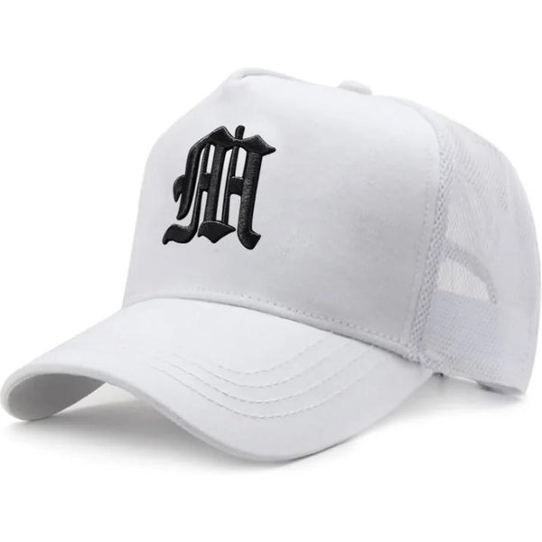 Nowa MęSka DużY Rozmiar 65 Cm Wysoki Daszek Czapka Baseballowa Trendy DużA GłOwa Letnia Cienka Siatka OddychająCa Czapka Trucker Haftowana Czapka PrzeciwsłOneczna Damska 60-65Cm Gray-image