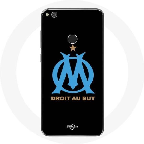 Funda Para Huawei P8 Lite 2017 Logo Olympique De Marseille Fondo Negro-image