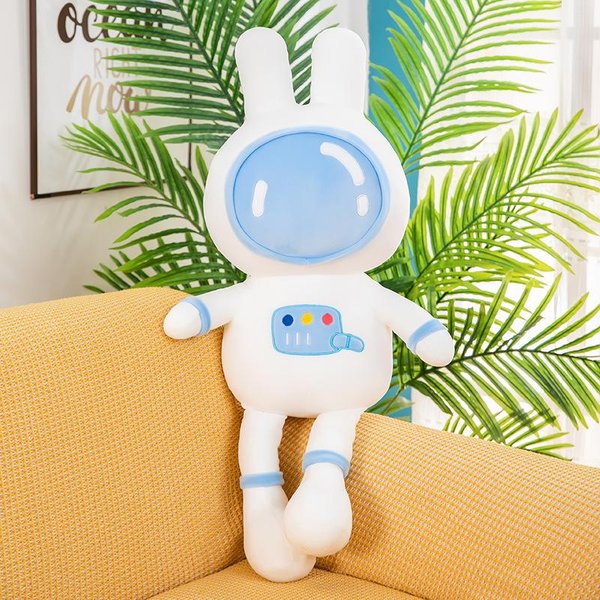 MuñEco Espacial De Dibujos Animados Conejo MuñEco De Peluche Astronauta Serie Astronauta Almohada Grande MuñEco De Trapo Regalo Juguete 80Cm-image