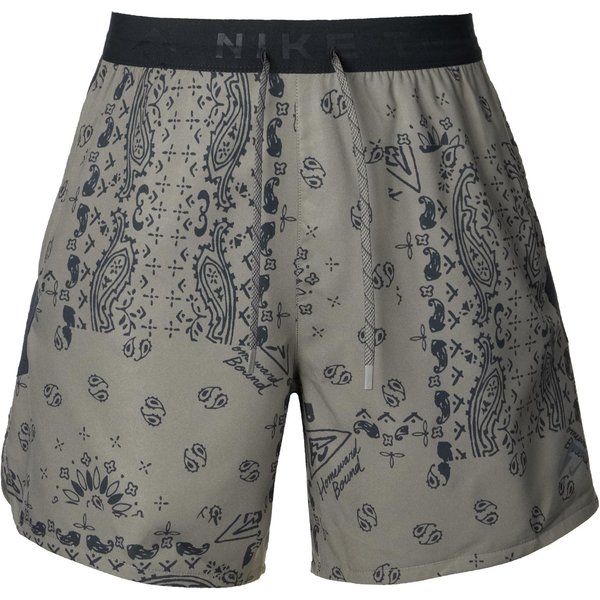 Pantalones Cortos Deportivos Nike Dri Fit Para Trail Hombre Piedra De Cueva/Negro/Negro S Gray-image