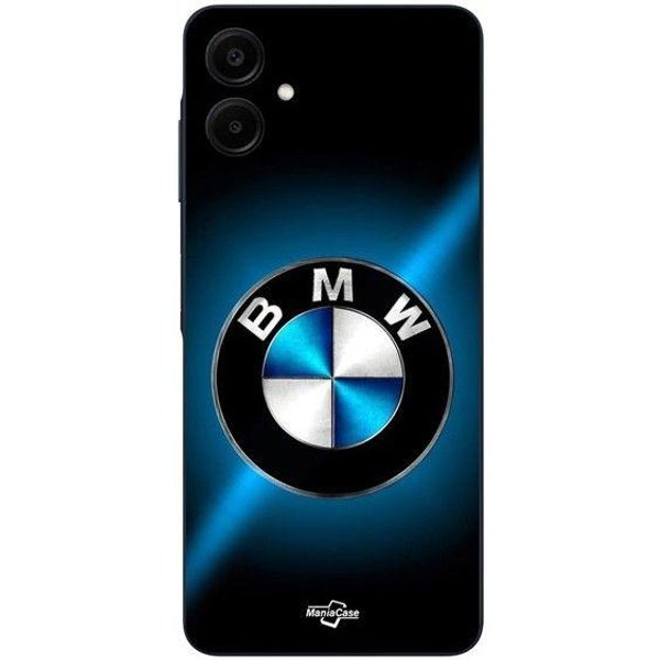 Funda De TeléFono - Maniacase - Samsung Galaxy A06 - Logo BMW - Silicona - Brillante Negro-image
