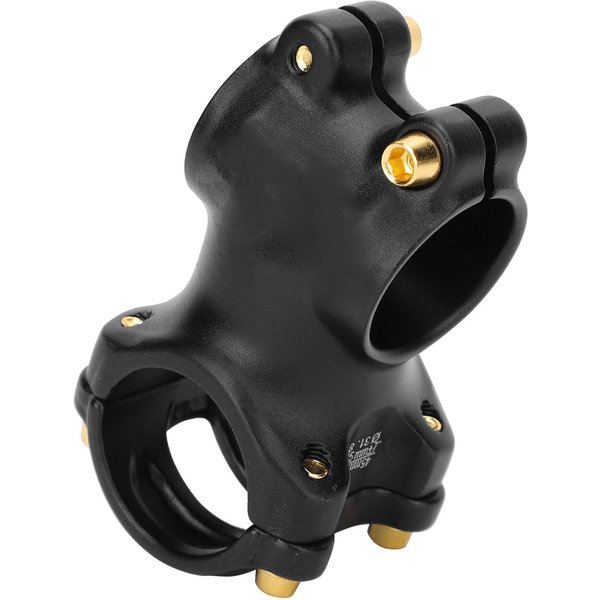 Mostek Roweru GóRskiego Stop Aluminium +7 Stopni 31,8 Mm KróTki Mostek Kierownicy Rowerowej Do WięKszośCi RoweróW Czerwony Black-image