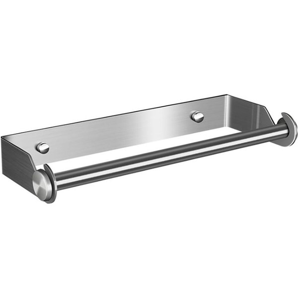 Soporte De Acero Inoxidable Para Toallas De Papel, Sin Perforaciones, Para Colgar En La Pared, Para BañO, Cocina Y Toallitas. Plata-image