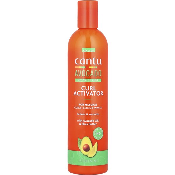Cantu, NawilżAjąCy Aktywator LokóW Z Awokado, 12 Fl Oz (355 Ml) Orange-image