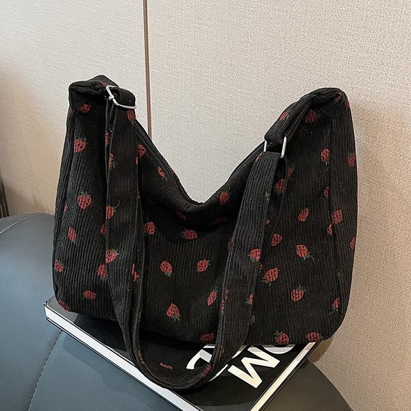 Bolso Estilo Perezoso Nuevo De Moda Para Mujer VersióN Coreana Harajuku Bolso De Hombro Bolso Tote Para Clase De Estudiante Universitario Para Mujer-image