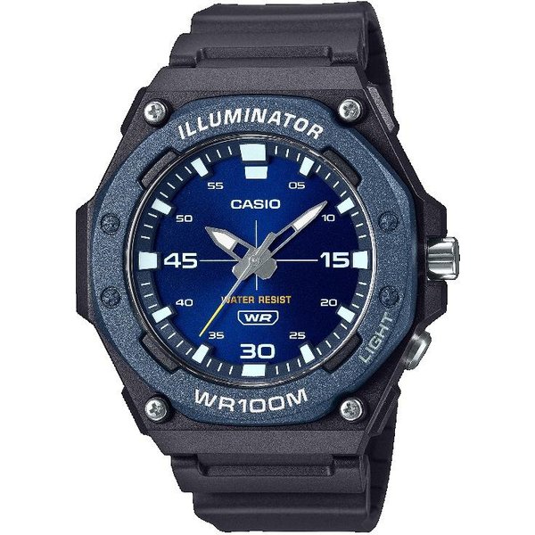 Reloj AnalóGico De Cuarzo Casio Para Hombre De Resina Resistente Al Agua 100M MW-620H-2AV Azul-image