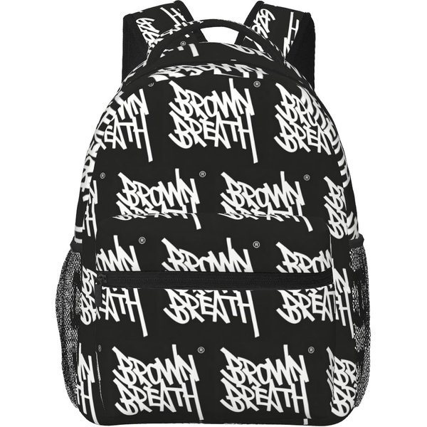 Brown Breath Mochila Coreana Estudiante NiñOs NiñAs Bolso Para Libros NiñOs Bolso Escolar Bolsos De Hombro Para PortáTil Para Hombres Mujeres One Size-image
