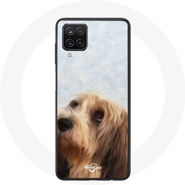 Funda - Samsung - Galaxy A12 - Flexible - Negro - Petit Basset Griffon VendéEn-image