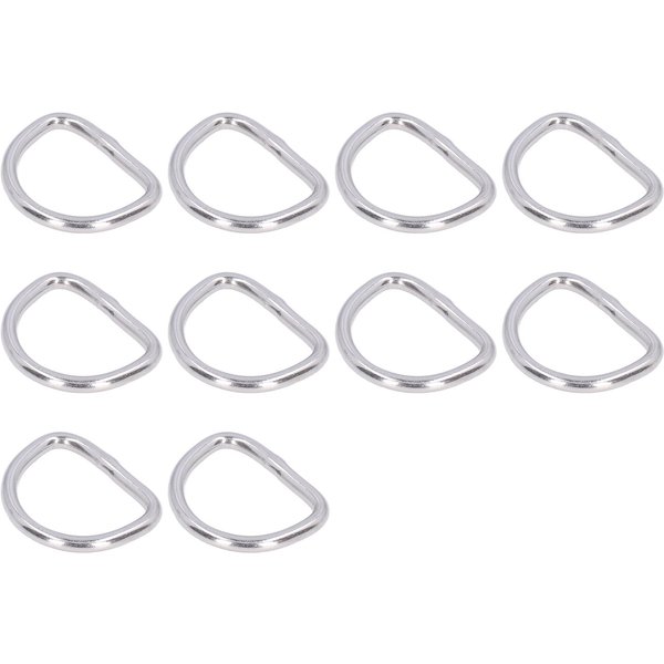 10 Piezas Grado Marino Anillo D Acero Inoxidable 316 Soldado Sin Costura Accesorios Para Barcos 4X30X22Mm-image