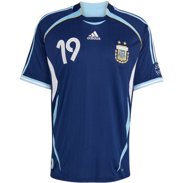 Camiseta Alterna Adidas Argentina 06 Azul Oscuro Hombre Tops JN3709 5XL-image
