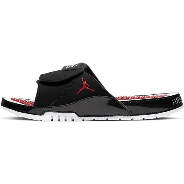 Zapatillas Air Jordan Hydro 11 Bred Blanco Hombre Negro Rojo Varsity AA1336-006 41-image