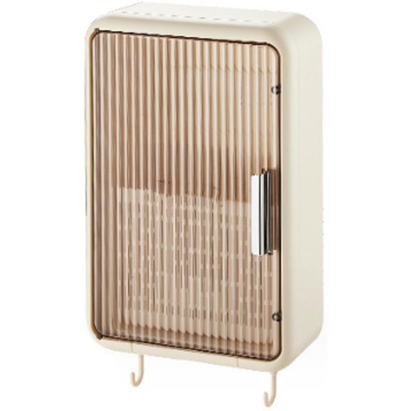 Soporte Para Palillos De Cocina Montado En Pared Organizador De Palillos Drenaje A Prueba De Polvo Utensilios De Cocina Cream-image