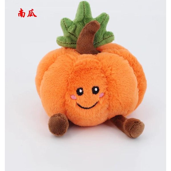 Dekoracje Halloween Pluszaki Urocza Dynia Mumia Szkielet Wypchane Lalki Warzywne Zabawne KreskóWkowe Zawieszki Do Toreb Pluszowe Breloki Prezenty 10Cm-image