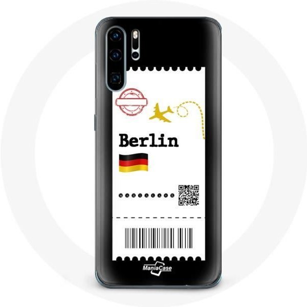 Funda Para Huawei P30 Pro Billete De AvióN BerlíN-image