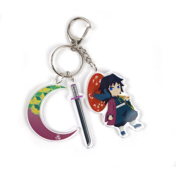 Pogromca DemonóW Kamado Tanjirou Kamado Nezuko Agatsuma Zenitsu Figurka Anime Breloczek Akrylowy Breloczek Wisiorek Idealny Prezent White-image