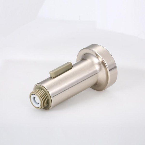 Grifo De Cocina Cabezal De Rociador ExtraíBle 2 Funciones Con VáLvula De RetencióN Cabezal De Rociador ExtraíBle G1/2 Brushed Nickel-image