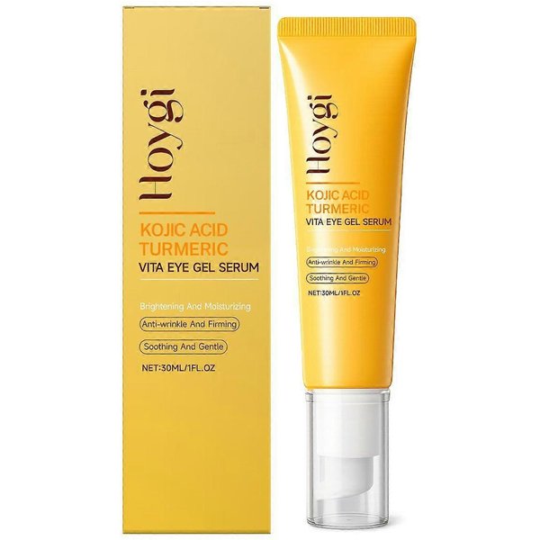 SéRum Para Ojos Con ÁCido KóJico CúRcuma | SéRum Gel Iluminador Para Ojos Todo El DíA | Cuidado Refrescante Para Ojos Con Vitamina C, Retinol Y CafeíNa | Hidratante Y Refrescante 2PCS-image