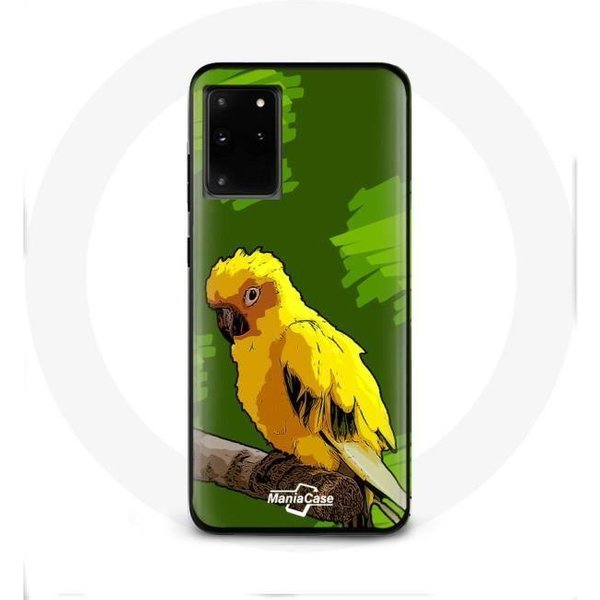 Funda - Samsung - Galaxy S11 Plus - Periquitos - Amarillo - Flexible - ProteccióN-image
