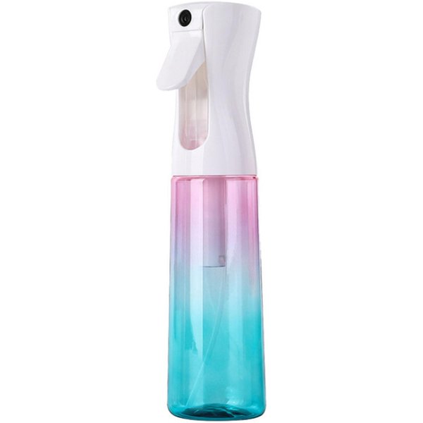 Gradient Color Fryzjerska Butelka Z Rozpylaczem 300 Ml Mist Atomizer Pusta Butelka Z Rozpylaczem Wielokrotnego NapełNiania White-image