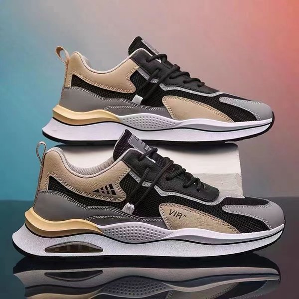 Nuevos Zapatos Para Hombre, Zapatillas De Malla Transpirable, Zapatillas Coreanas Para Correr, Zapatos Casuales De Moda Para Papá. 44-image