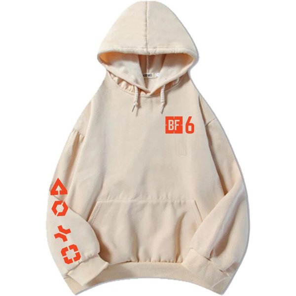 GorąCa Gra Battlefield 6 Bluzy Z Kapturem Graficzne Unisex DłUgi RęKaw Polarowe Bluzy Z Kapturem Nadruk Graficzny Bluzy S White-image