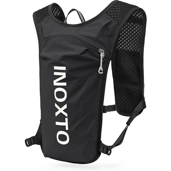 Plecak Do Biegania 5L Plecak Rowerowy Kamizelka Sportowa Ultralekka Torba JeźDziecka Kobiety MężCzyźNi OddychająCa Black-image