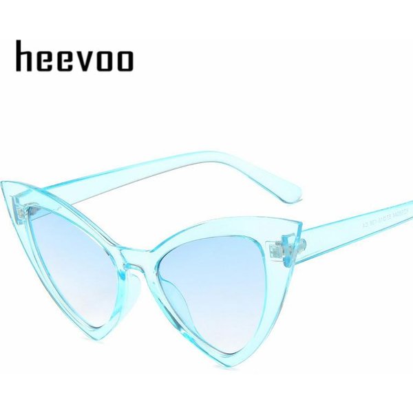 Vintage Okulary PrzeciwsłOneczne Kocie Oko Dla Kobiet Retro Oprawka Kocie Oko Czarne Kolorowe Okulary Damskie Oculos De Sol As The Picture-image
