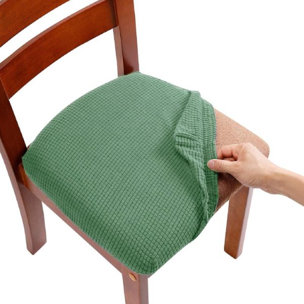 Fundas EláSticas Para Asientos De Sillas De Comedor, De Jacquard, ExtraíBles, Lavables, Tapizadas EláSticas, Fundas De CojíN Para Sillas De Comedor-image