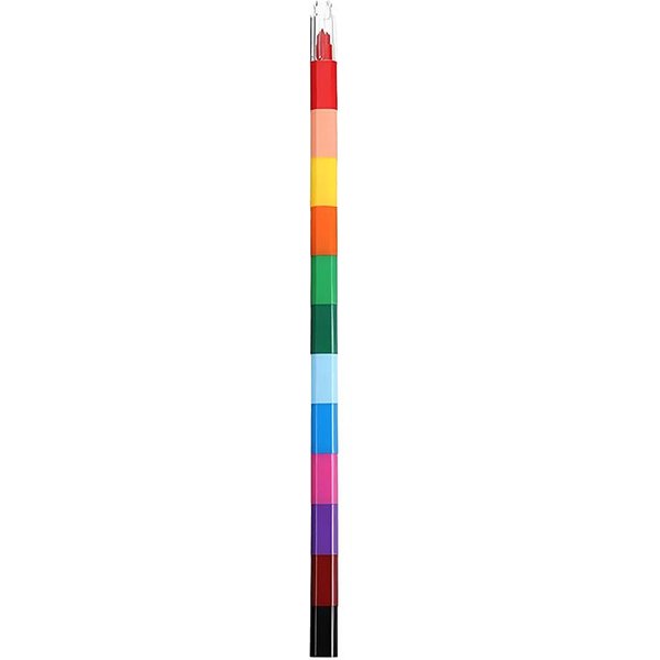Crayones Apilables De 12 Colores Bloques De ConstruccióN Creativos Pintura Graffiti PapeleríA Relleno De Bolsas De Regalo De Fiesta De CumpleañOs Regalo Zyf Blue-image
