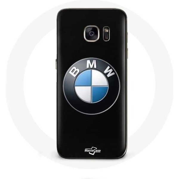 Funda - Maniacase - Samsung Galaxy S7 Edge - Logo BMW - Negro - ProteccióN RíGida Negro-image