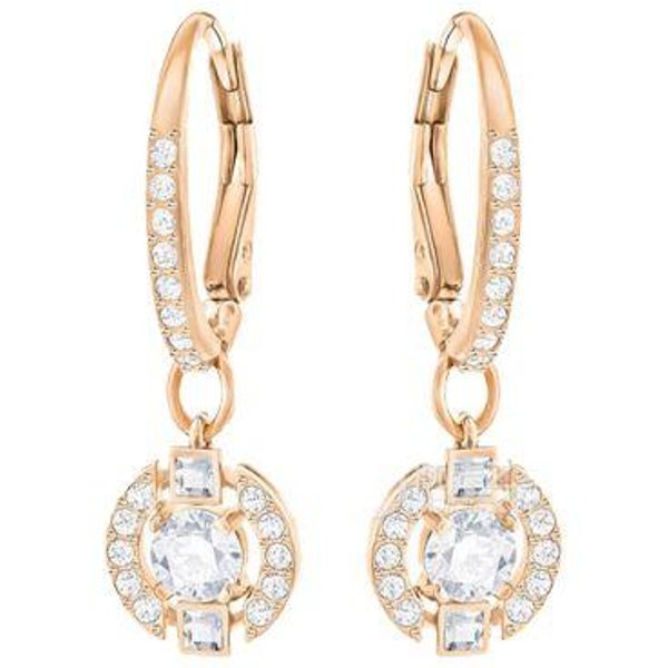 Pendientes Swarovski Una CorazóN Palpitante Oro Rosa Para Mujer 5272367 Shopping Bag Beige-image