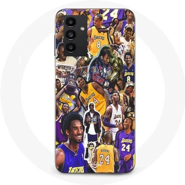Funda - Maniacase - Samsung Galaxy A13 5G - Kobe Bryant - CampeóN NBA - Flexible Negro-image