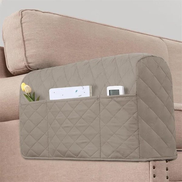 Fundas Para Reposabrazos Todo Incluido Anti-Polvo Protector De Reposabrazos De Sofá Con Bolsa De Almacenamiento Funda De Silla Para Sala De Estar Hotel Set De 2 Piezas/Sofá Gray-image