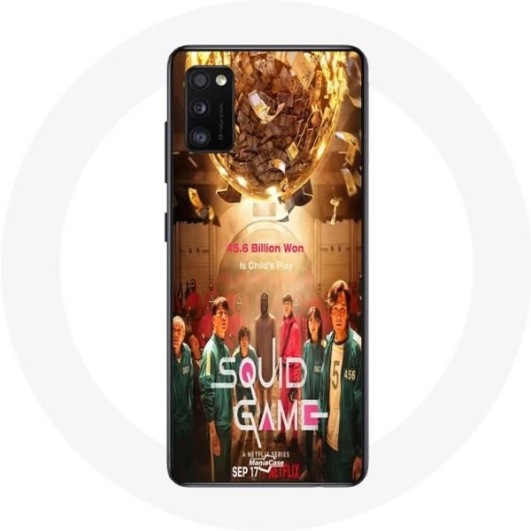 Funda - Samsung - Galaxy A41 - Flexible - Negra - Juego Del Calamar-image