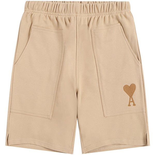 Pantalones Cortos Casuales AMI Para Hombre Con Bolsillo Grande, Pantalones Cortos Sueltos De AlgodóN Puro, Pantalones Cortos Casuales Deportivos Para Exteriores M-image